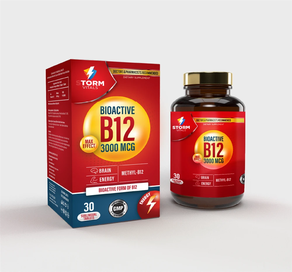 Storm Vitals MAX B12 3000 mcg