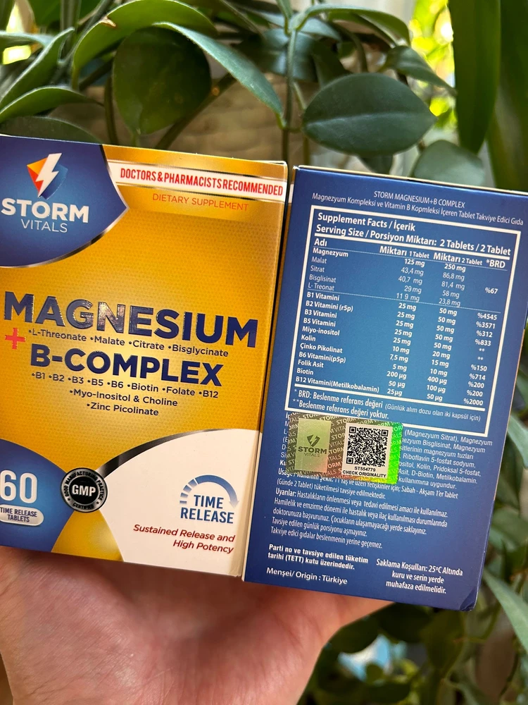 Storm Vitals Magnesium + B-Complex